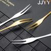 Stainless Steel Forks Appetizer Forks Portable Cake Cocktail Salad Fruit Forks for Party Travel