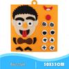 DIY Felt Facial Feature Puzzle for Kids - Expression Change Kit