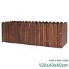 HANDUNYOU Outdoor Treated Wood Planter Box Partition