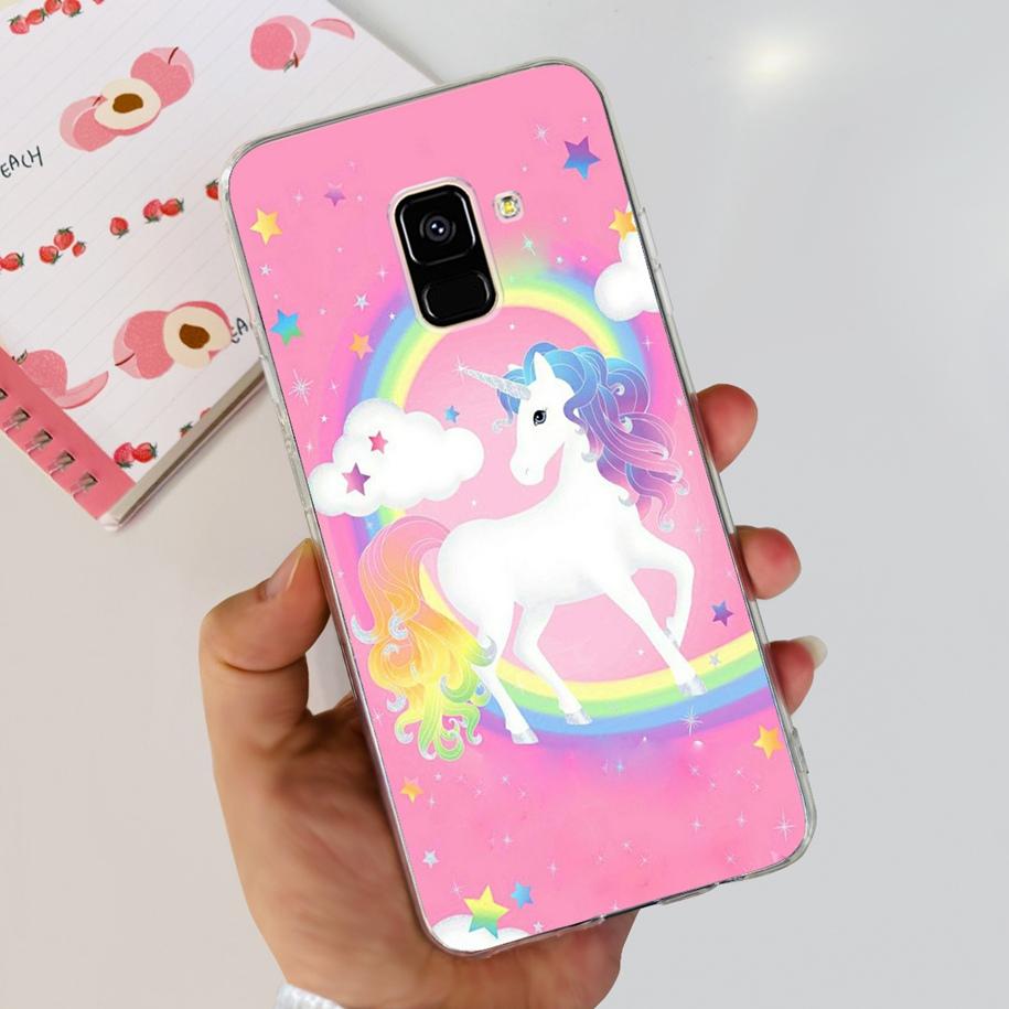 For Samsung Galaxy A6 A8 Plus Case 2018 Case Fashion Butterfly Soft Clear TPU Phone Cover For Samsung A6+ A8+ A 6 A 8 2018 Funda
