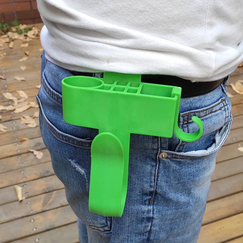 Ibasenice Waist Tool Tool Whisking Tool Drill Tool Waist Pouch with Rack and Hanger Storage Rack, Carpenter's Belt, Tool, Electrician's Belt, Pouch,