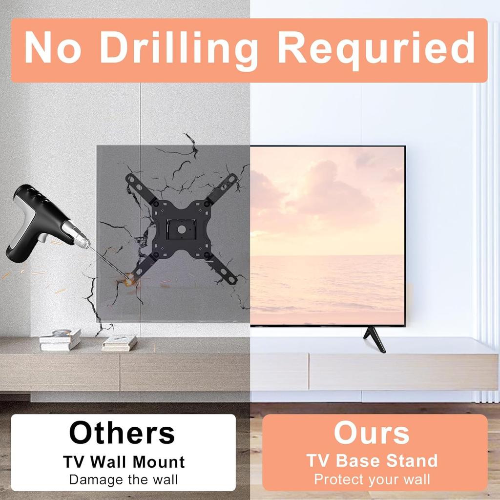 Replacement TV Stand Legs for Vizio, TV Stand Tabletop for Vizio D32H-J09 D40F-J09, Only for Vizio D-Series D32H-J09 D40F-J09 Smart TV, Not Universal