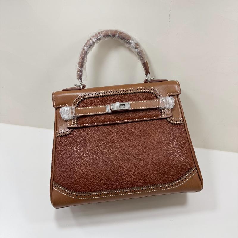 

Сумка из воловьей кожи в корейском стиле, обертка из говяжьей грудинки, женская кожаная ретро-сумка, сумка через плечо, сумка-мешок для мяса и сухожилий, новый стиль 2025 25cm