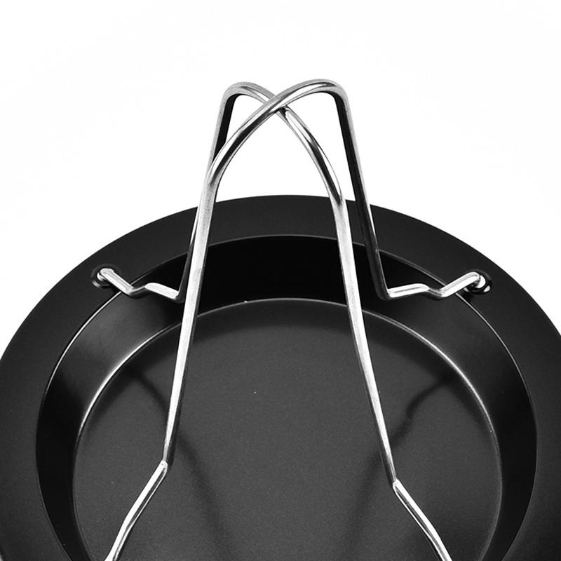 Braten Grill Ständer Hähnchenbräter Rack Küche Outdoor Bbq Werkzeuge Kohlenstoffstahl Antihaft-gegrillte Hähnchenplatte