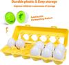 Matching Smart  Eggs Toy  For Kids  3D Puzzle Montessori Learning Education Toys Color Shape Sorter Game  Easter Egg Gifts