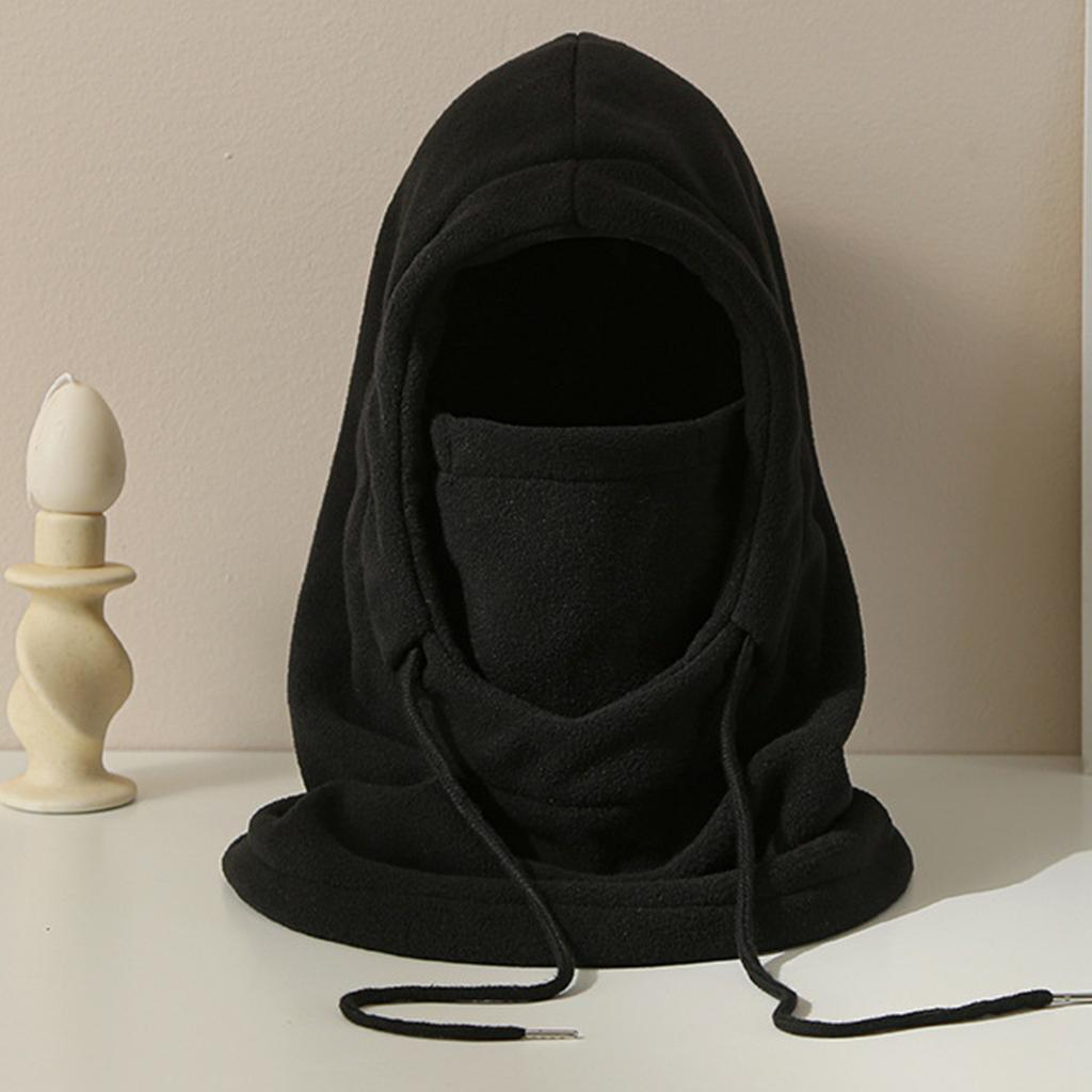 Ladies' Warm Face Mask, Cycling Ski Hat, Scarf Mask, Integrated Windproof And Cold Proof, With Thick Velvet Insulation Head Cover