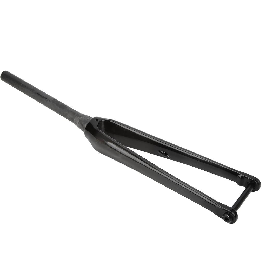 Garfo Dianteiro de Bicicleta Full Carbon para Estrada com Tubo Cônico e Eixo de Barril para Freio a Disco