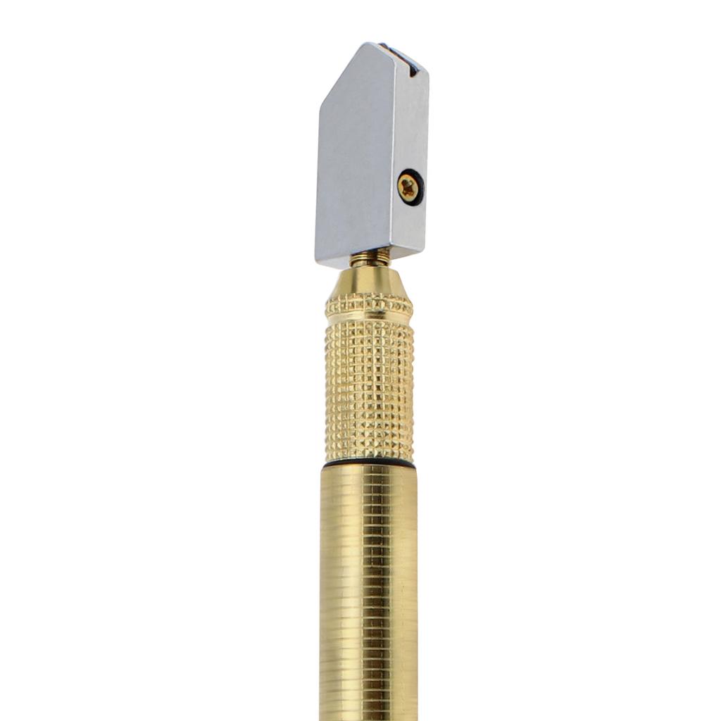 Pencil Shaped Metal Glass Hand Cutting Accessory With Built-in Oil Chamber, General Home Handmade Glass Processing Small Tool Parts