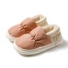 Men's down cotton slippers men's winter bag follow-up home with down to keep warm couple waterproof cotton slippers women's outer wear