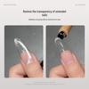 GaoYa Cat Eye Nail Polish Gel - 2025 New Flash White Elf Glass Beads