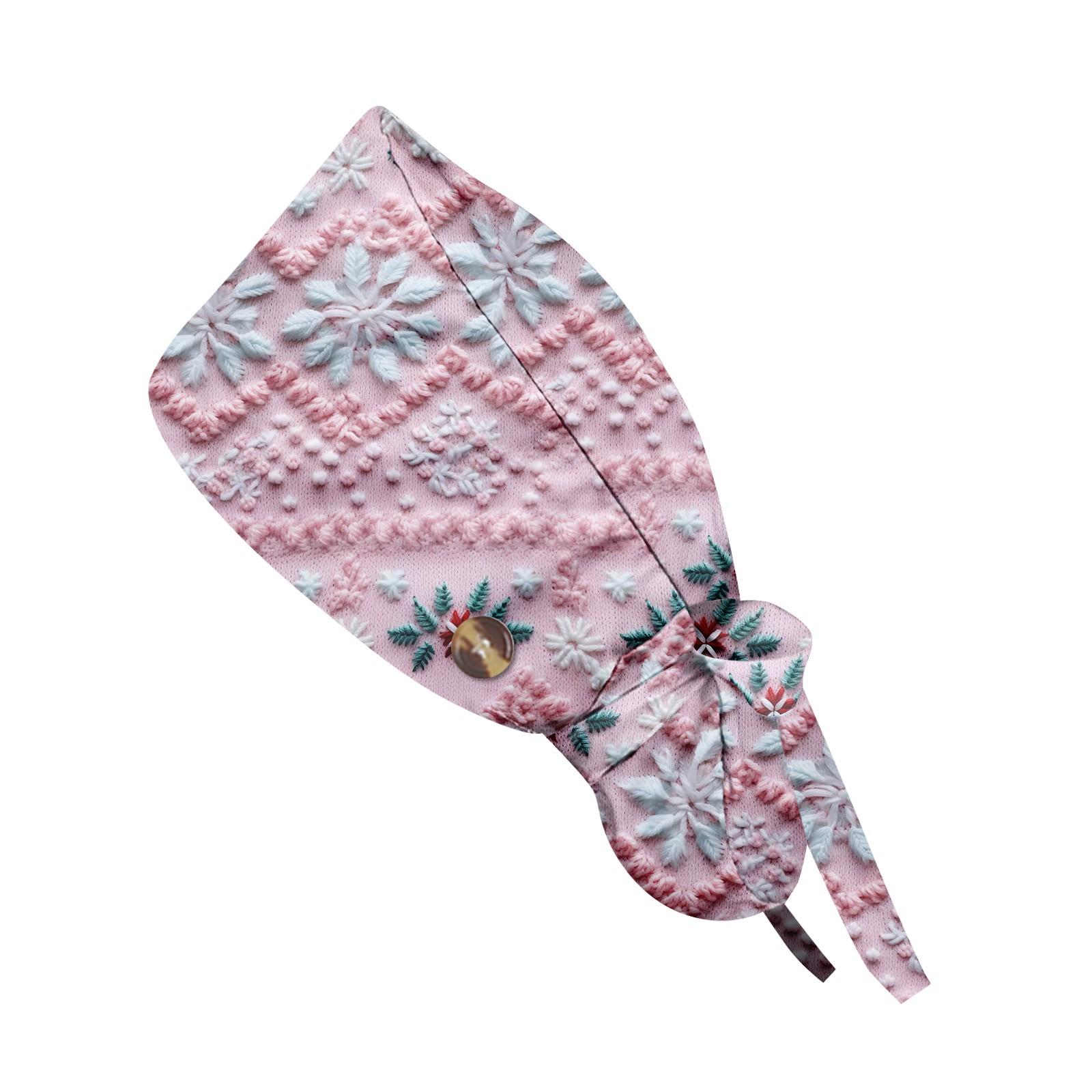 

Модная рождественская рабочая кепка с принтом, повседневная женская кепка с хвостиком, кепка с повязкой, кепка Baotou One Size