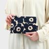 Marimekko Mini Unikko Kaika Size Cotton X Dark Blue Pouch, Women's, 52_1_52209470529,
