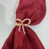 Napkin Rings with Bow Decor Zinc Alloy Napkin Holders Wedding Party Decoration Table Setting Accessories