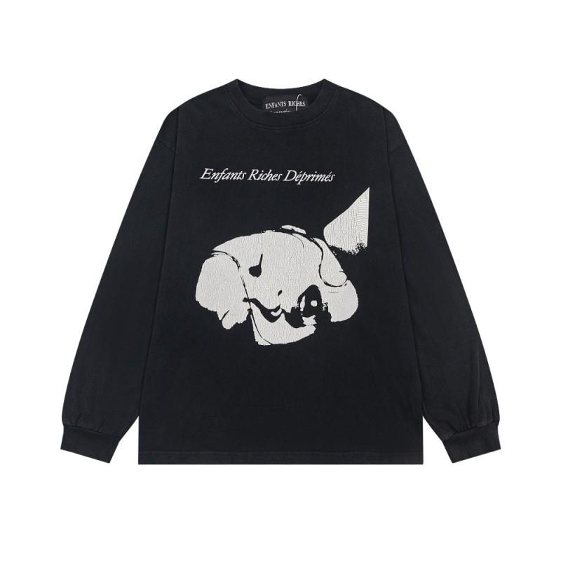 Mens Oversized Hooded Sweatshirt With Washed Distressed Look Cotton Heavyweight Long Sleeve Streetwear Cleanfit Style