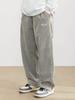 Men's Japanese Style Wide-Leg Cargo Pants - Autumn/Winter Casual Trousers