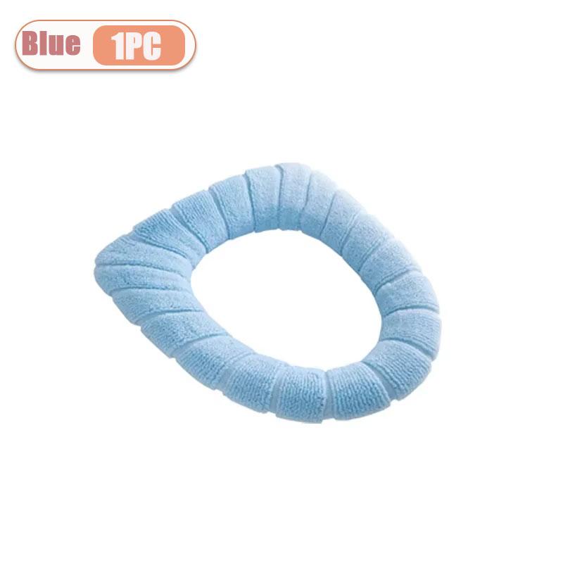 1-20PCS Non Slip Toilet Seat Cover Winter Warm Fleece Lined Universal Size Easy to Clean Bathroom Comfort Essential