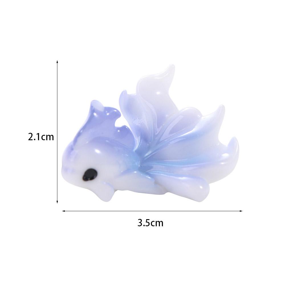 Simulation Gold Fish Micro Landscape Decorative Gold Fish Figurine Mini Colorful Fish  Fish Tank