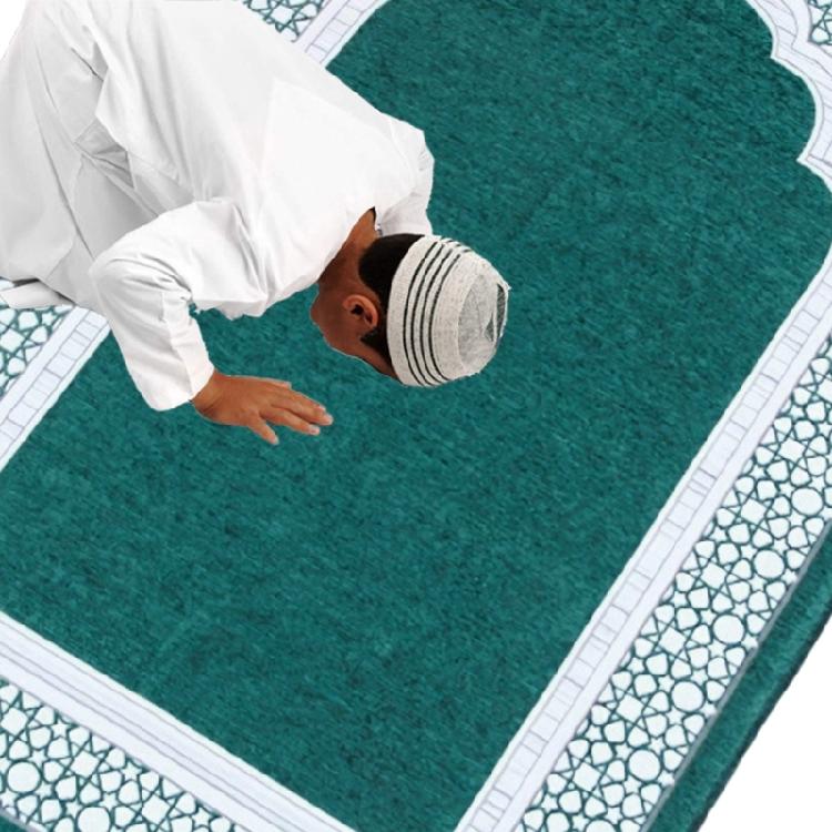Zacht Arabisch Patroon Gebedskleed Vloermat met Kwastjes voor Mannen Vrouwen Kinderen Religieuze Activiteit Biddend Tapijt