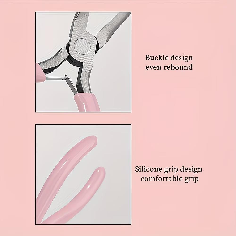 Acrylic Nails Pincher Quick Building Nail Shaping Clip Manicure C Curve Pinching Tool Nail Extension Tweezers Grip for Gel