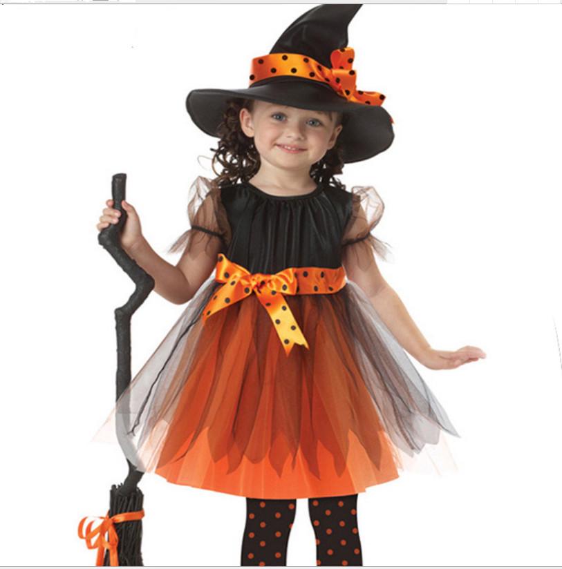 Kinder Anime Cosplay Hexe Halloween Kostüm Set