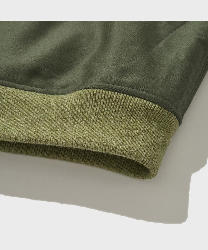 Vdr Heavy Moleskin Bomber Jacket [Olive Brunch]