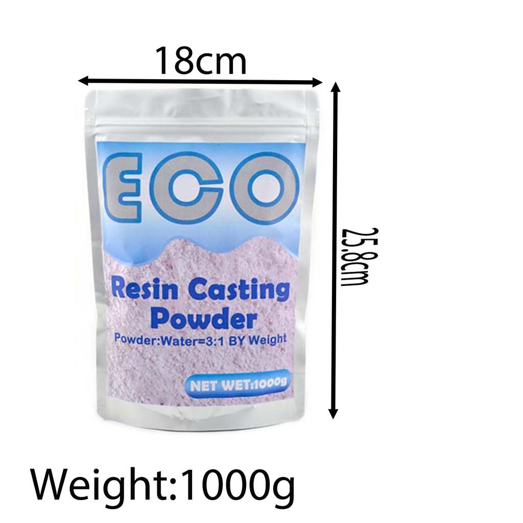 300g/500g/1000g Gypsum Powder High Density Casting Resin Powder Clay Form DIY Handmade Gypsum Craft Home Decor Molding Supplies
