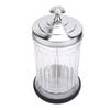 Barber Jar High Borosilicate Glass High Capacity Barbershop Soaking Jar with Lift Basket for Manicure Tools