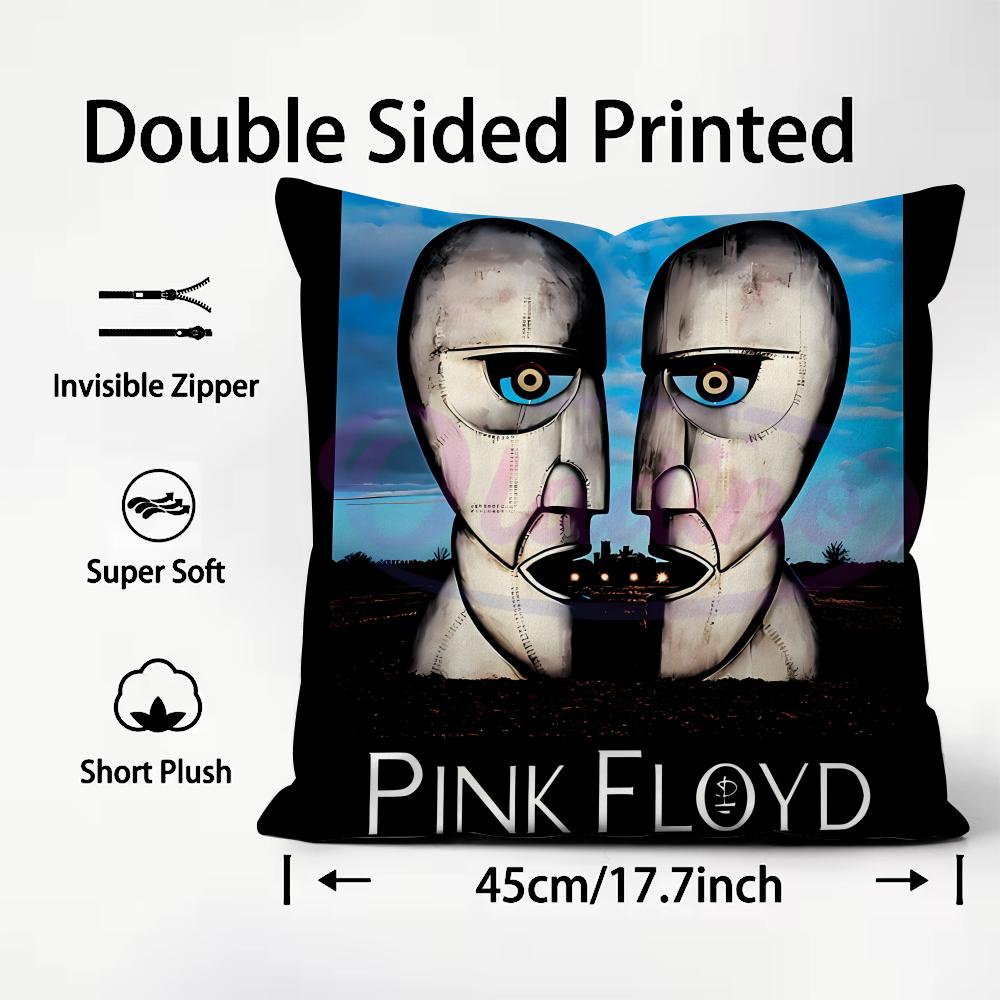 Klassische Pink Floyd Kissenhülle Bequeme Wendekissenhülle Ideal für Auto Sofa Schlafzimmer & darüber hinaus