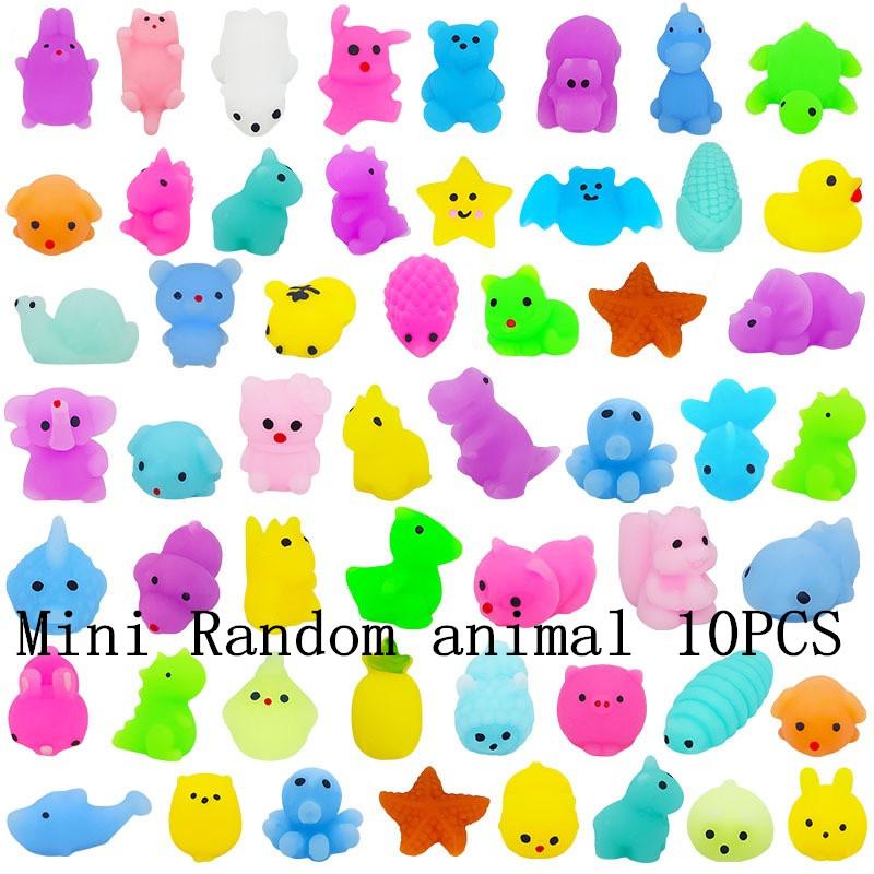 Cartoon-Tiere Stressabbau Spielzeug für Jungen Mädchen Geburtstagsparty Mitgebsel Halloween Obsttiere Füllung Karneval Kinderparty Zubehör