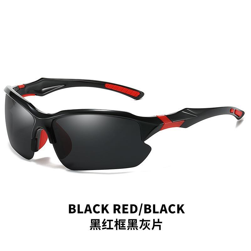 Outdoor European and American style trend cool fashion sports glasses night vision blackout driving cycling sunglasses men and women