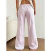 YYFS Women's Fashion Casual Stripe Print High Waist Trousers Pants & Capris