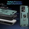 For Xiaomi Redmi Note 13 4G Case PC+TPU Shock-Absorption Phone Cover Support Magnetic Car Mount