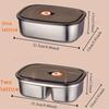 Large Capacity 304 Stainless Steel Lunch Box Travel Picnic Portable Cute Pattern Leak Proof Bento Box Microwave Safe