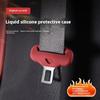 For Volvo S60 S90 XC90 XC60 XC40 Interior Accessries 2/4 Piece Car Seat Belt Silicone Protective Cover Trim