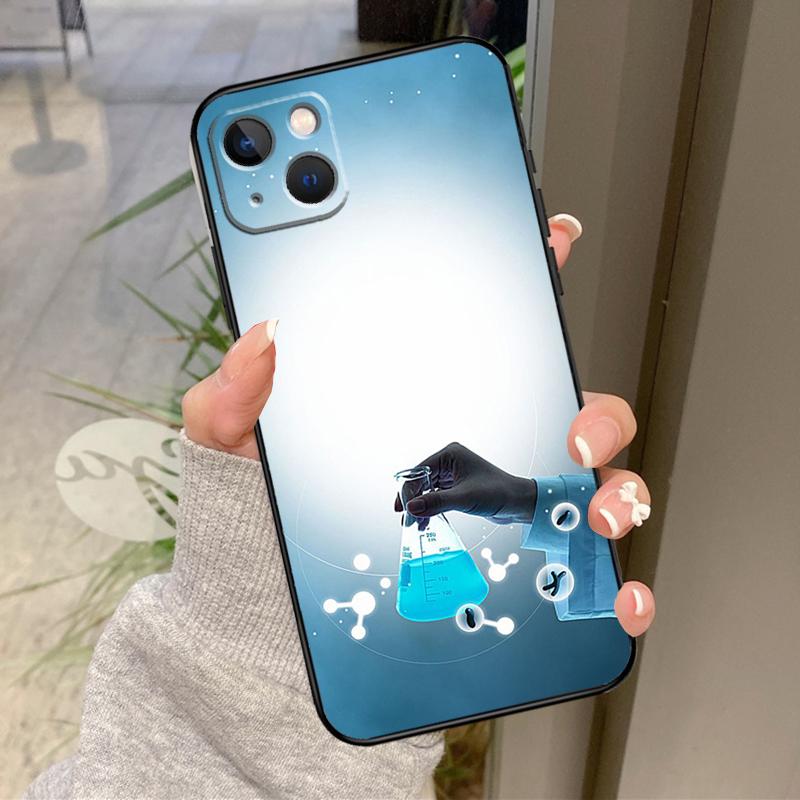 Science Biology Laboratory Case For iPhone 17 Pro Max 16 15 13 12 11 14 Pro Max Plus 13 12 Mini 16e 17 Air Back Cover