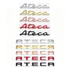 Pegatinas de letras de metal 3D para coche Ateca Emblema trasero del maletero Accesorios de insignia de cola de modificación