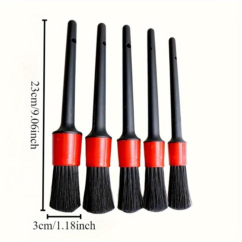6PC Car Wash Soft Hair Brush Details Home Car Dual Use Small Brush Car Interior Gap Multi functional Air Outlet Cleaning Tool