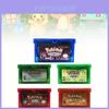 Klassisches GBA-Spielkassetten-Set mit ikonischen Pocket Monstern in lebendigen Farben