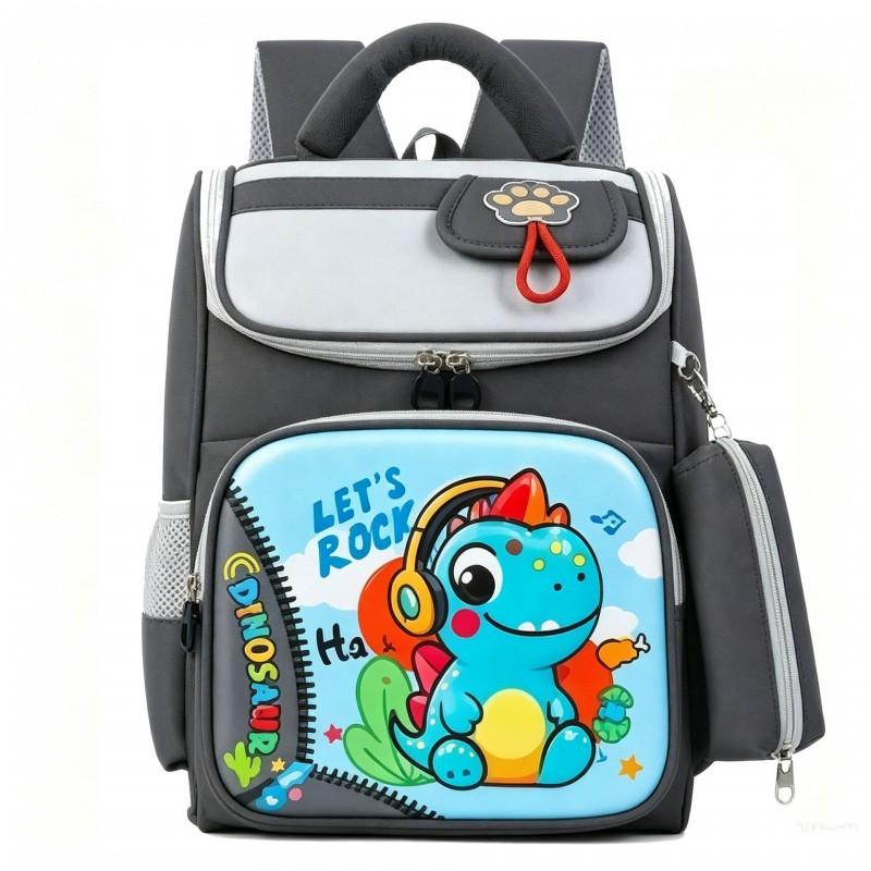 Kids 3D Hardshell School Backpack With Cartoon Design - Lightweight Ergonomic Bag Elementary Students