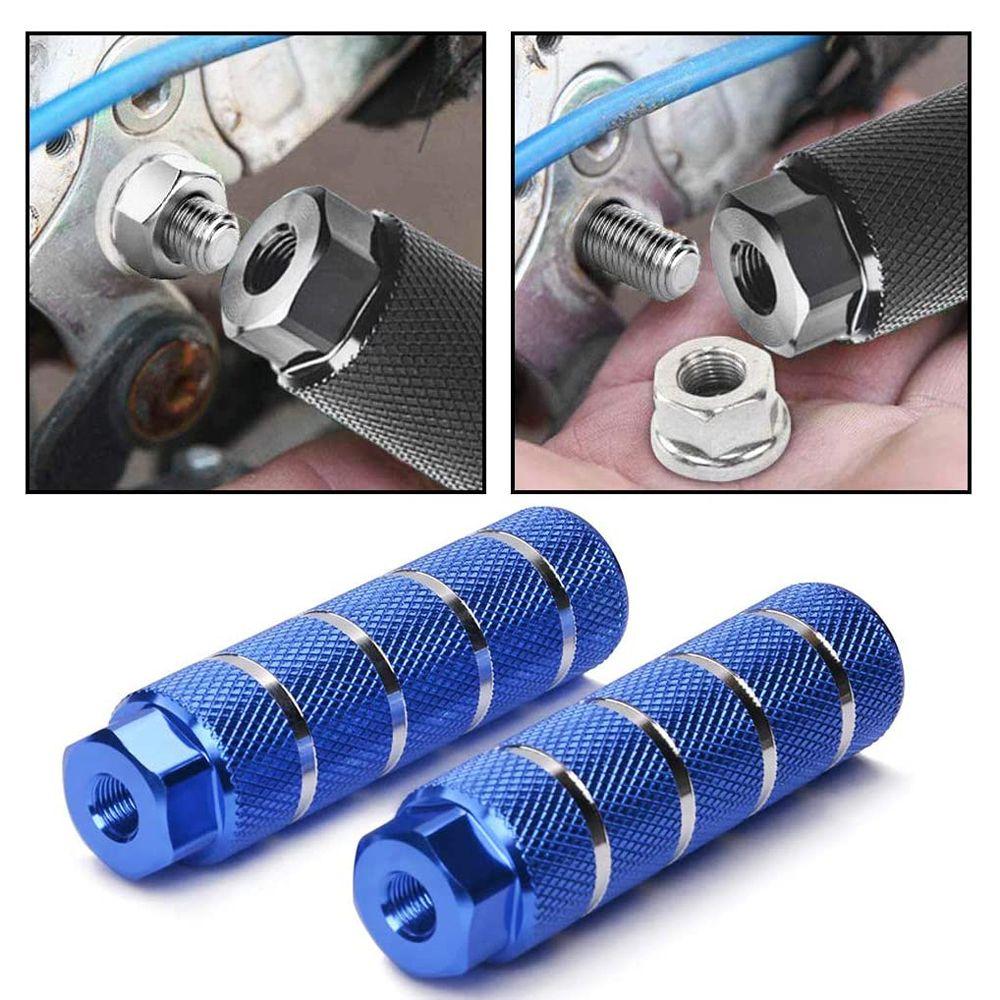 Zinc Zinc Alloy BMX Pegs Mountain Bike Bicycle Pedals Bike Pegs Bike Footrest Lever Cycling Stunt Pegs