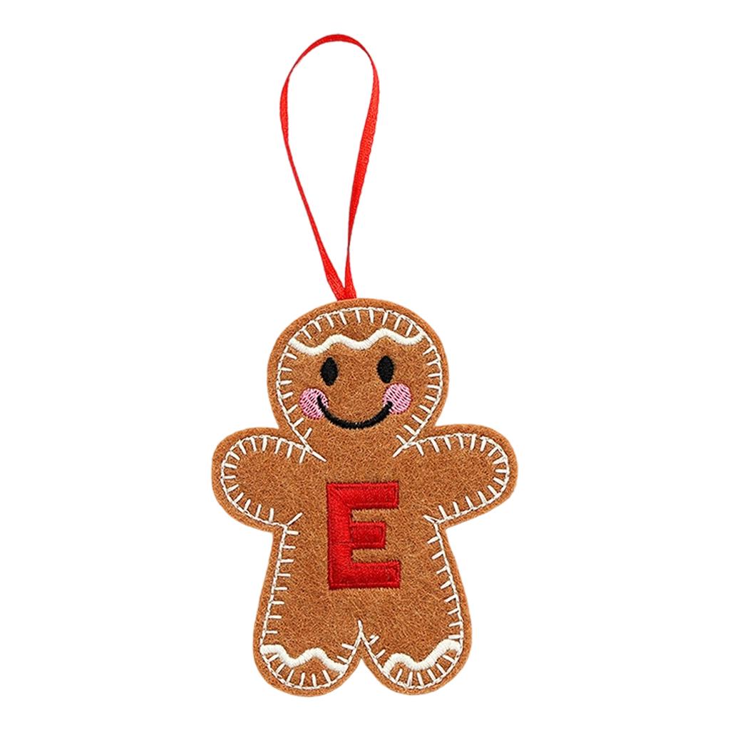 Christmas Gingerbreads Man Decorative Pendant Christmas Tree Pendant Christmas Letter Biscuits Man