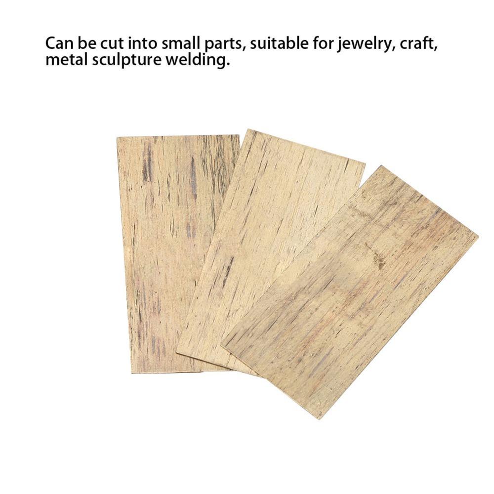 3Pcs Low/Medium/High Temperature Silver Solder Plate Small Size Metal Material Silver Welding Blade Jewelry Soldering Plate