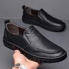 Fashion Comemore Men Loafers Lightweight PU Leather Business Shoes Men's Sneakers British Low-top Casual Shoe Fashion Work Moccasin Shoe