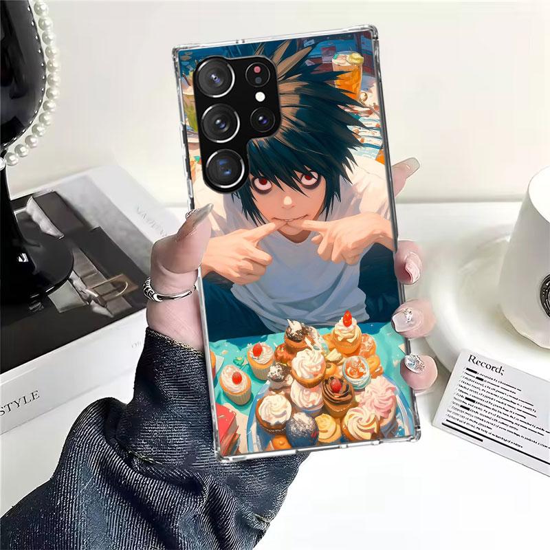 N-Note D-Death L Lawliet Soft Phone Case For Samsung Galaxy S22 S23 S24 S25 Edge S26 Ultra S20 FE S21 Plus + Fundas Coque Galaxy