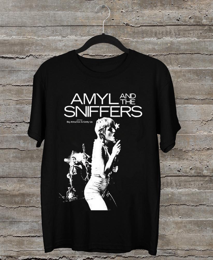 Amyl And The Sniffers, Big Attraction & Giddy Up Black All Size Shirt Unisex T-Shirt XXXXL
