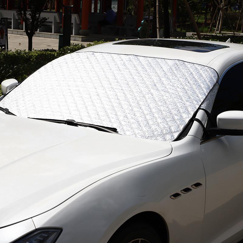 Aluminum Film Anti Snow Frost Universal Car Front Windshield Shade Cover