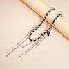 Elegant Floral Crucifix Charm Necklace Adjustable Velvets Cord Jewelry Clavicle Chain Accessory For Gifting