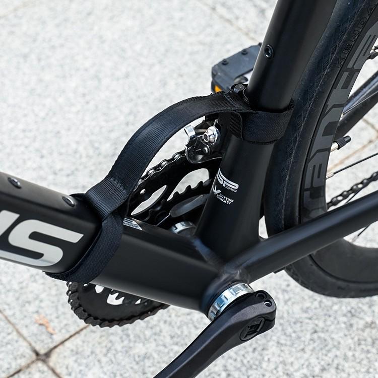 Popruh pro ruční nošení jízdního kola pro schody a silnici - Přenosný nylonový stahovací popruh pro horská kola