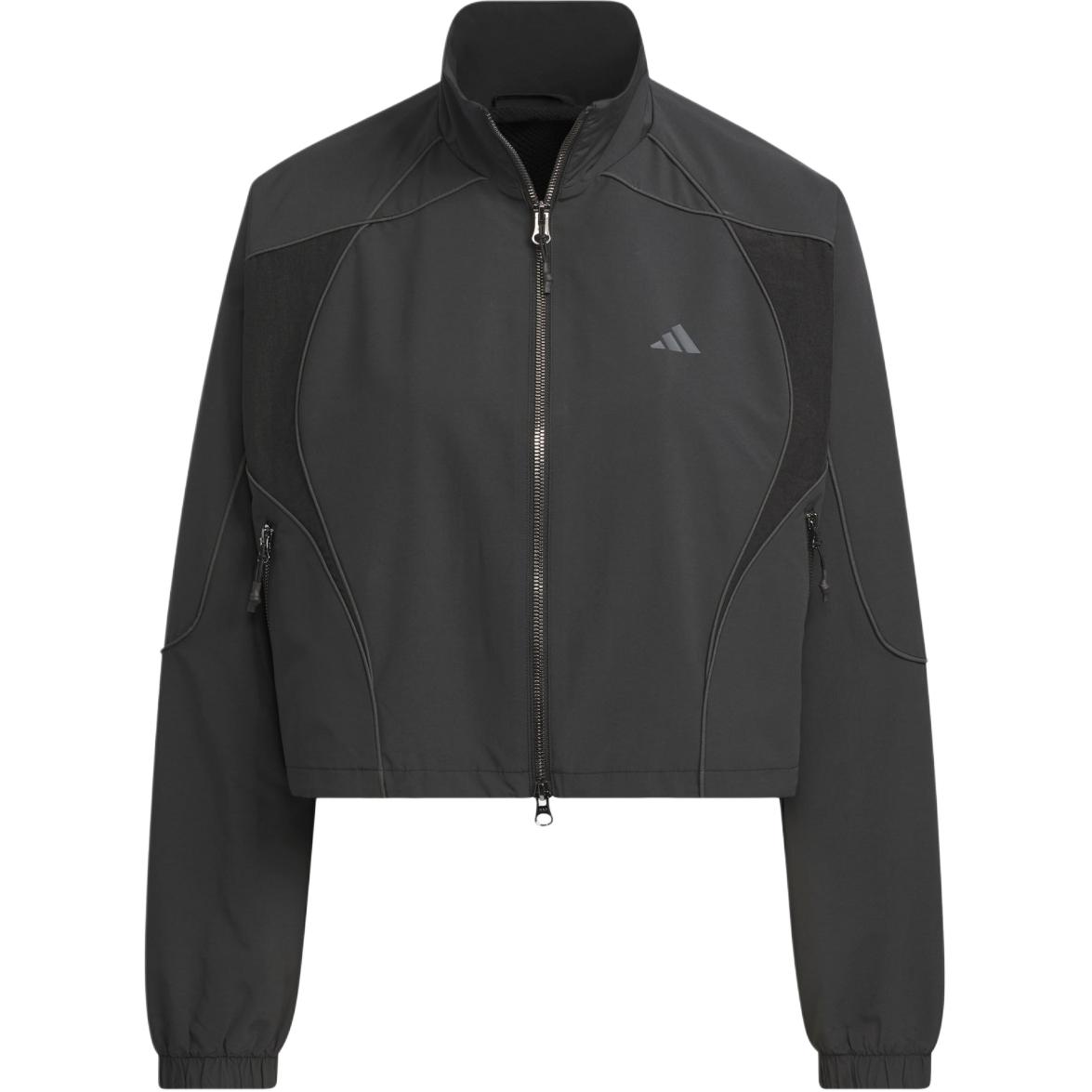 

Adidas Кант тканый спортивный повседневный удобный длинный рукав куртка женская куртка черный темно-серый JJ1078 XL