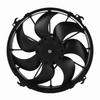 24V Car Cooling Air Fan 7 Blades 160W Power Heat Dissipation Black for Buses Trucks